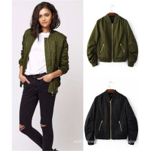 Wholesale Fashion Army Flight Life Spring and Autumn Woman Collar Jacket
